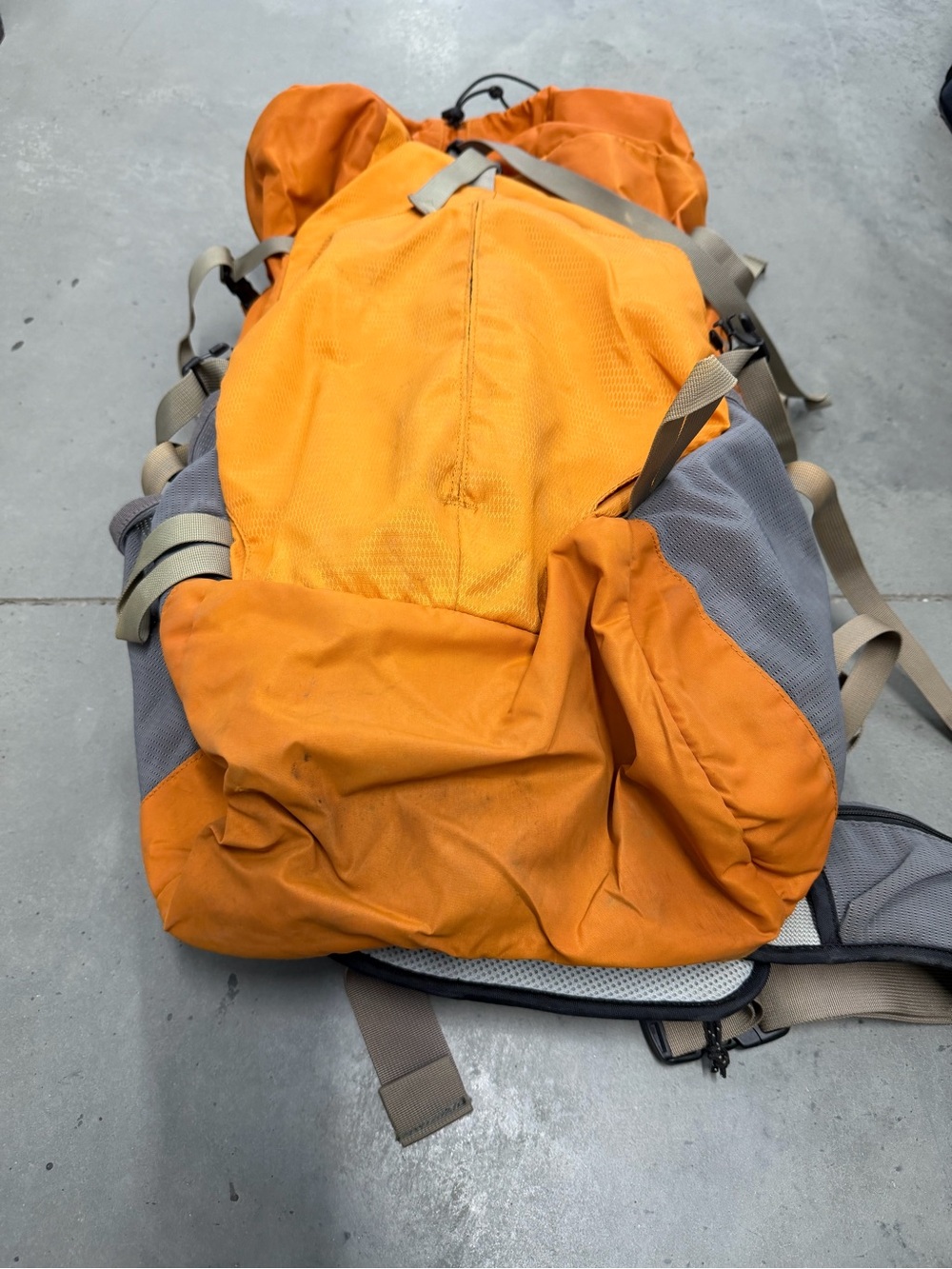 Kelty Locus 40 Backpacking Hiking Framed Backpack Orange - Picture 5 of 5